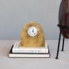 imageCreative CoOp Metal Mantel Clock for Display Antique Gold
