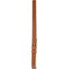 imageCreative CoOp Plastic Hanging Wall Clock with Leather Strap White and Brown