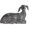 imageCreative CoOp Resin Standing Goat Accent Dcor with Cast Iron Finish Black834L x 4W x 534H