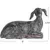 imageCreative CoOp Resin Standing Goat Accent Dcor with Cast Iron Finish Black834L x 4W x 534H
