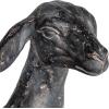 imageCreative CoOp Resin Standing Goat Accent Dcor with Cast Iron Finish Black914L x 3W x 914H