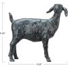 imageCreative CoOp Resin Standing Goat Accent Dcor with Cast Iron Finish Black914L x 3W x 914H