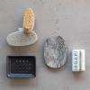 imageCreative CoOp Travertine Soap Dish Grey