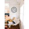 imageCreative CoOp Turn of The Century Style Metal and Wood Wall Clock