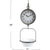 imageCreative CoOp White Decorative Reproduction Scale Wall Clock