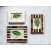 imageCreative CoOp White Scalloped Bone ampamp Wood Photo Frame Holds 4quot x 6quot Photo