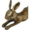 imageDecorative Embossed Aluminum Rabbit Antique Brass