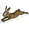 imageDecorative Embossed Aluminum Rabbit Antique Brass