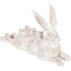 imageCreative CoOp Decorative Resting Rabbit with Birds Figurine Distressed WhiteWhite
