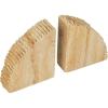 imageCreative CoOp Decorative Sandstone Bookends with Ribbed Edge Natural Set of 2