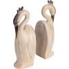 imageCreative CoOp Resin Heron Bookends Cream Set of 2