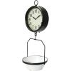 imageCreative CoOp White Decorative Reproduction Scale Wall Clock