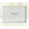 imageCreative CoOp White Resin Photo Frame with Beige Accents Holds 5quot x 7quot Photo