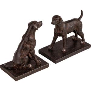 imageCreative CoOp 2Piece Resin Dog Bookends Black