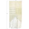 imageCreative CoOp 50quot H Woven Cotton Striped Fringe Wall Hanging Multicolor