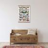imageCreative CoOp Butterflies Burlap ampamp Wood Scroll Wall Dcor