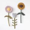 imageCreative CoOp Cotton Flowers Wall Hanging Multicolor Set of 3