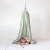 imageCreative CoOp HandWoven Cotton Crocheted Canopy Mint