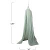 imageCreative CoOp HandWoven Cotton Crocheted Canopy Mint