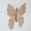 imageCreative CoOp HandWoven Water Hyacinth Butterfly Wall Dcor Natural