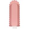 imageCreative CoOp Metal Wall Shelf with Scalloped Edge Pink