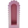 imageCreative CoOp Metal Wall Shelf with Scalloped Edge Pink