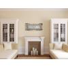 imageCreative CoOp Rectangle Pine Wood Framed Antiqued Mirror
