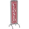 imageCreative CoOp Red ampamp White 2 Sided OpenClosed Sign