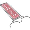 imageCreative CoOp Red ampamp White 2 Sided OpenClosed Sign