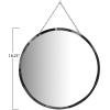 imageCreative CoOp Round Frameless Wall Decorative Chain MirrorSmall Round