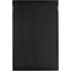 imageCreative CoOp Vintage Glass Wall Mirror with Geometric Art Deco Wood Frame GoldBlack
