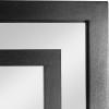 imageCreative CoOp Vintage Glass Wall Mirror with Geometric Art Deco Wood Frame GoldBlack