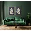 imageCreative CoOp Wood Framed Wall Dcor with Fern Leaf Set of 2 Styles