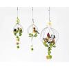 imageCreative CoOp Wool Felt Cage Bird Flower Poms Mobile 6quot L x 6quot W x 16quot H Multicolor3 Bird