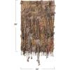 imageCreative CoOp Woven Cotton Chindi Wall Hanging with Wood Hanger and Fringe Multicolor