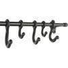 imageDecorative Forged Metal Wall Rod with 18 Hooks DF2856