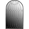 imageCreative CoOp Arched Iron Cage Design Mirror Distressed Black