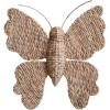 imageCreative CoOp HandWoven Water Hyacinth Butterfly Wall Dcor Natural