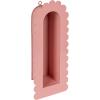 imageCreative CoOp Metal Wall Shelf with Scalloped Edge Pink