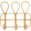 imageCreative CoOp Rattan 3 Wall Hooks 18quot L x 5quot W x 15quot H Natural