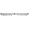 imageDecorative Forged Metal Wall Rod with 18 Hooks DF2856