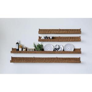 imageCreative CoOp Handwoven Rattan Wall Shelf36 Inch x 4 Inch