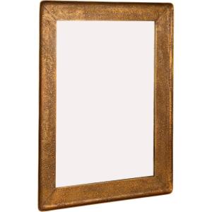 imageCreative CoOp Metal Wall Mirror with Raised Edge Frame Gold Finish
