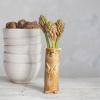 imageCreative CoOp 7 Inches Stoneware Bear Reactive Crackle Glaze Brown Vase
