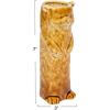 imageCreative CoOp 7 Inches Stoneware Bear Reactive Crackle Glaze Brown Vase