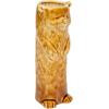 imageCreative CoOp 7 Inches Stoneware Bear Reactive Crackle Glaze Brown Vase