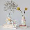 imageCreative CoOp Ceramic Vase with Painted Bird Designs Multicolor