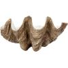 imageCreative CoOp Decorative Resin Clam Wall Bowl Beige