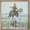 imageCreative CoOp Donkey Wall Dcor in Wood Frame