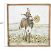 imageCreative CoOp Donkey Wall Dcor in Wood Frame